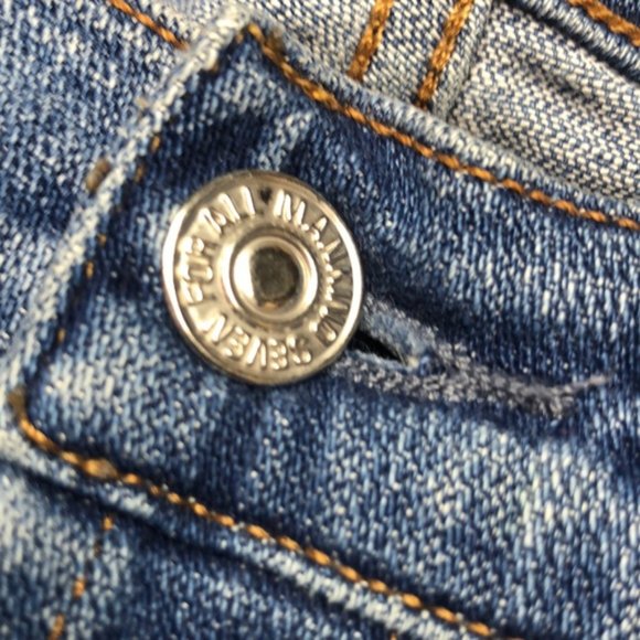 BUTTONFLY 7 for ALL MANKIND JOSEFINA SKINNY BOYFRIEND JEANS 26x32 🇺🇸 - Picture 11 of 11